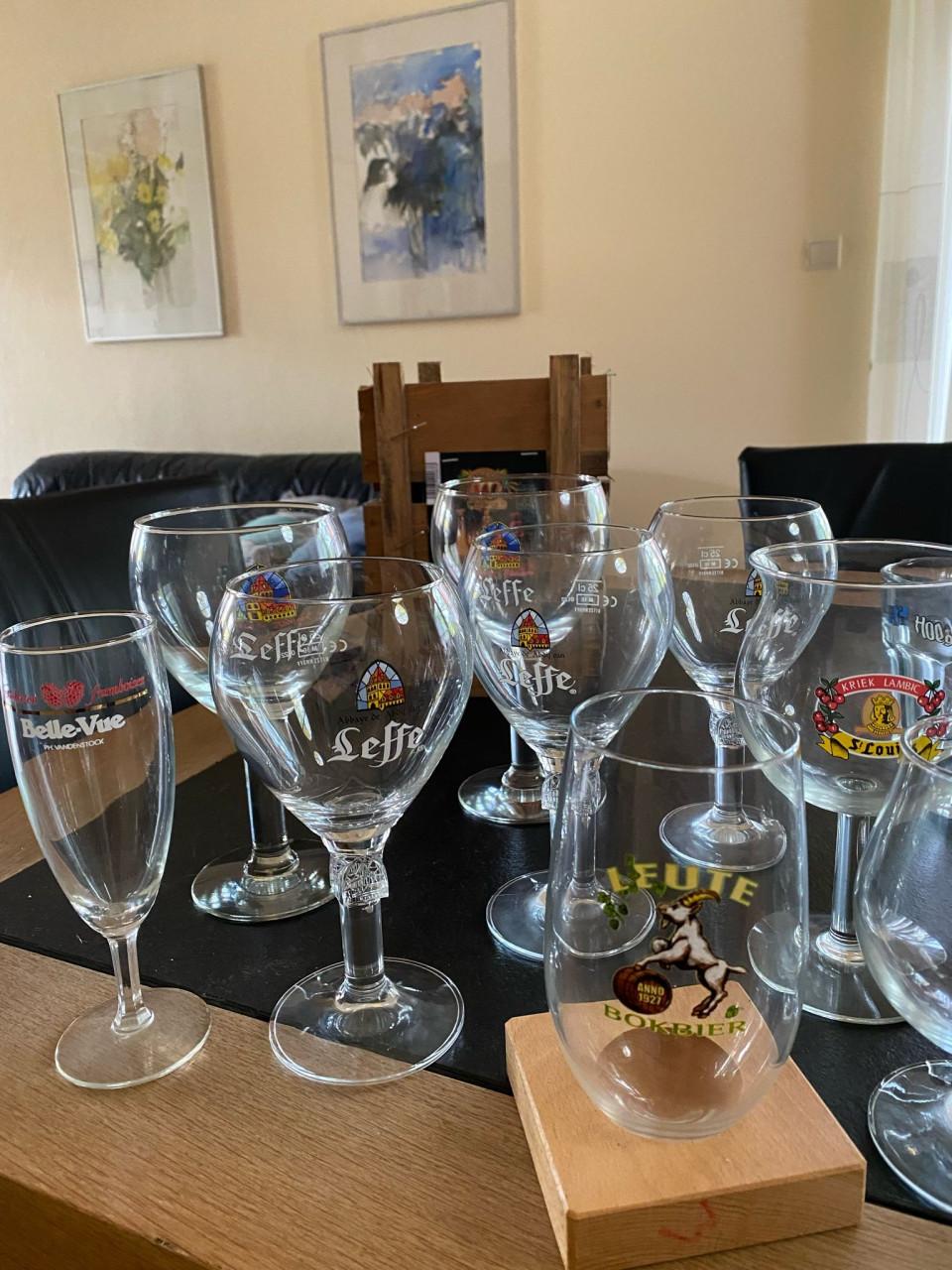 Opruiming bierglazen