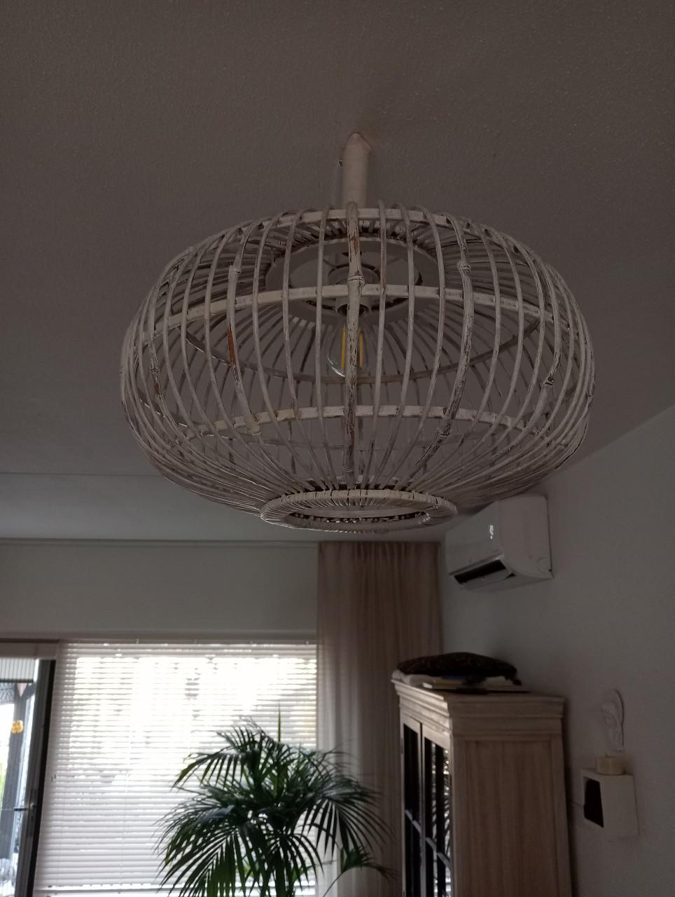 Bamboe hanglamp 2 stuks