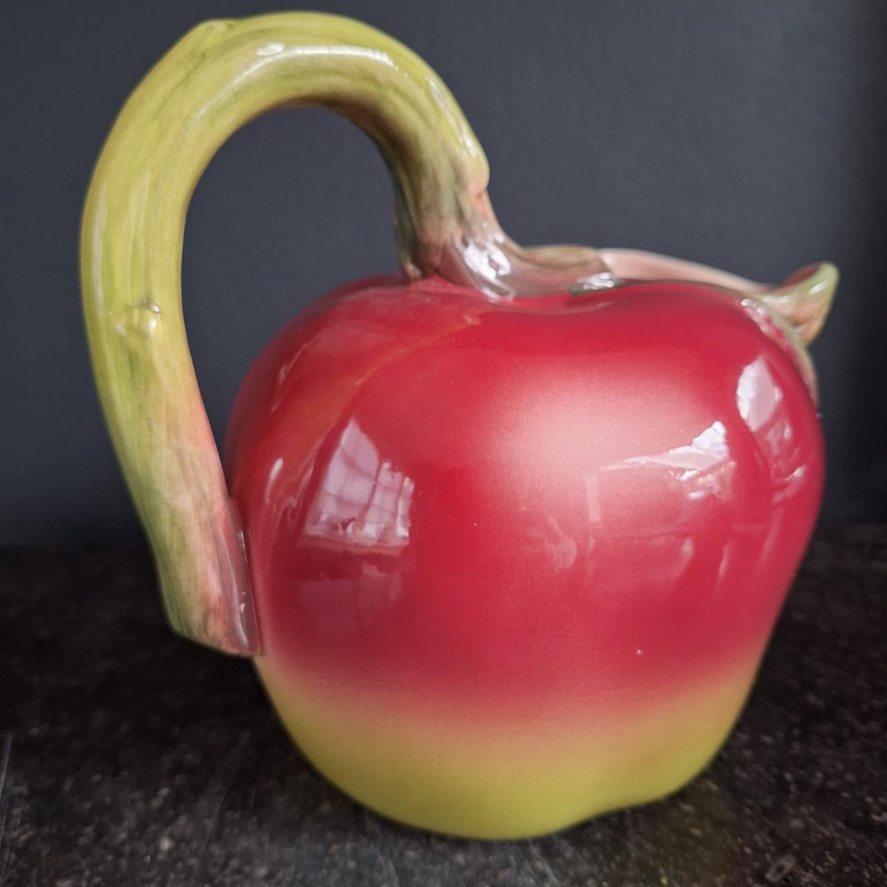 Puntgave brocante waterkan, appel