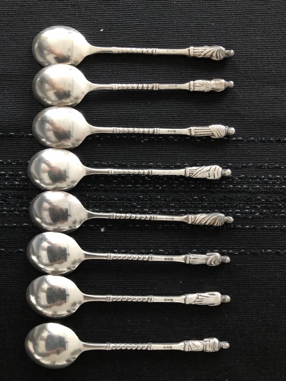 8 theelepels Apostelen  +/- 1950