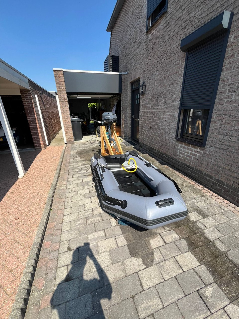 Rib Cast Marine 280  met buitenboordmotor Yamaha 4 PK 4 takt