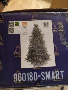 Supermooie kunstkerstboom met verlichting