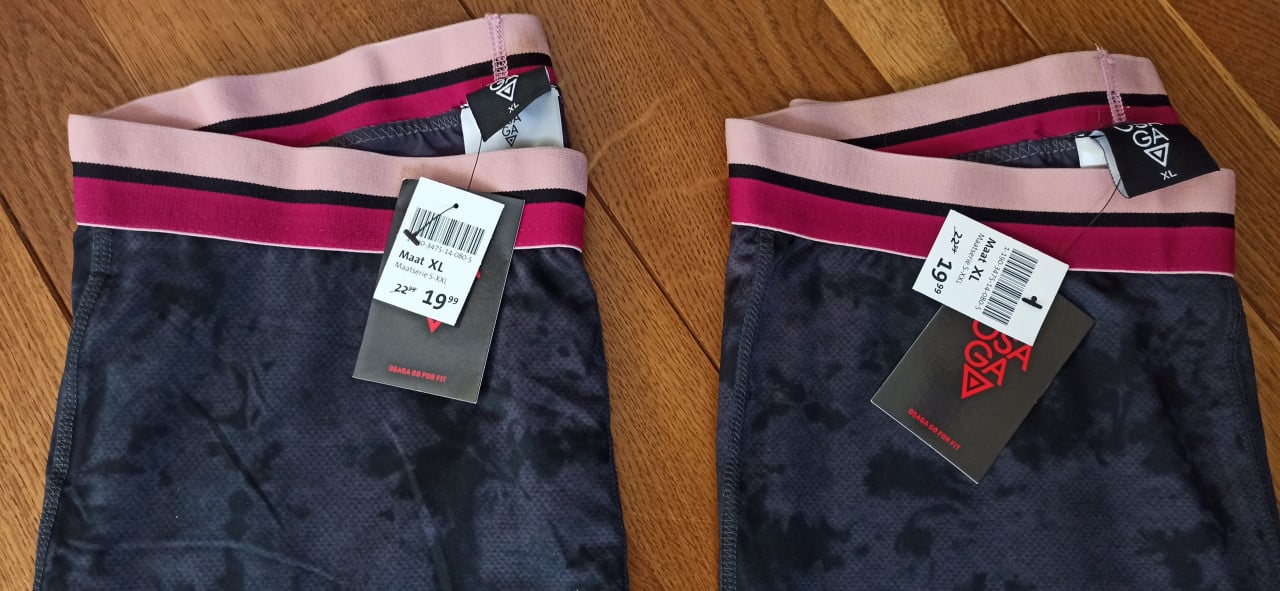OSAGA dames sportlegging maat XL - Nieuw - (1 = €8 / 2 = €14)