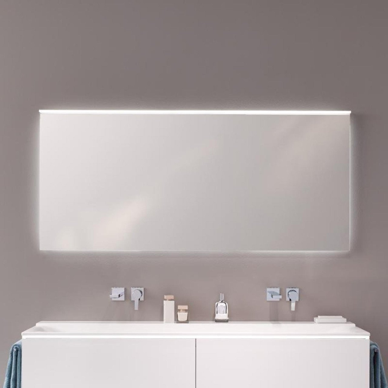 Sphinx spiegel met indirecte verlichting 120x71cm (Badkamer)