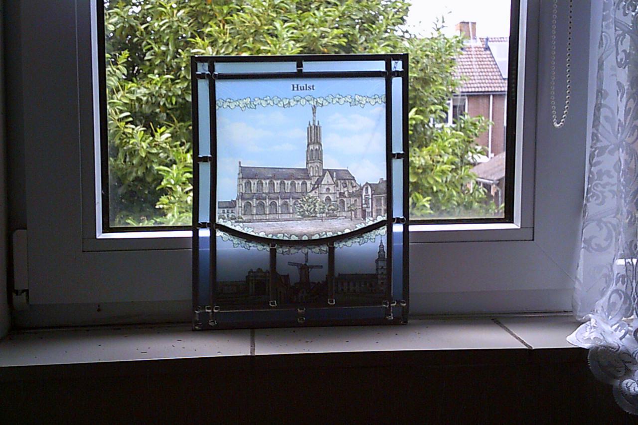 GLAS in LOODraam van Hulst ...