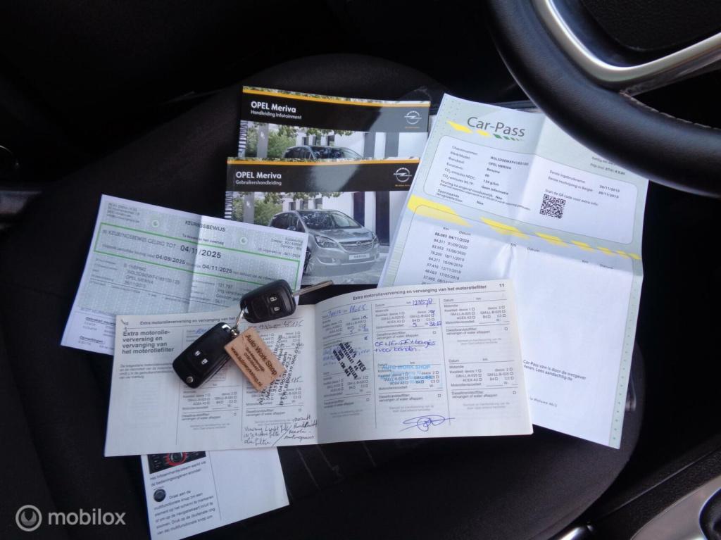 Opel Meriva 1.4 turbo 120pk edition/airco/ecc/pdc/cruise/lm velgen/hoge zit