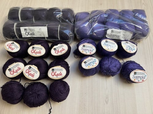 Pakket prachtige bolletjes katoen. Nieuw!