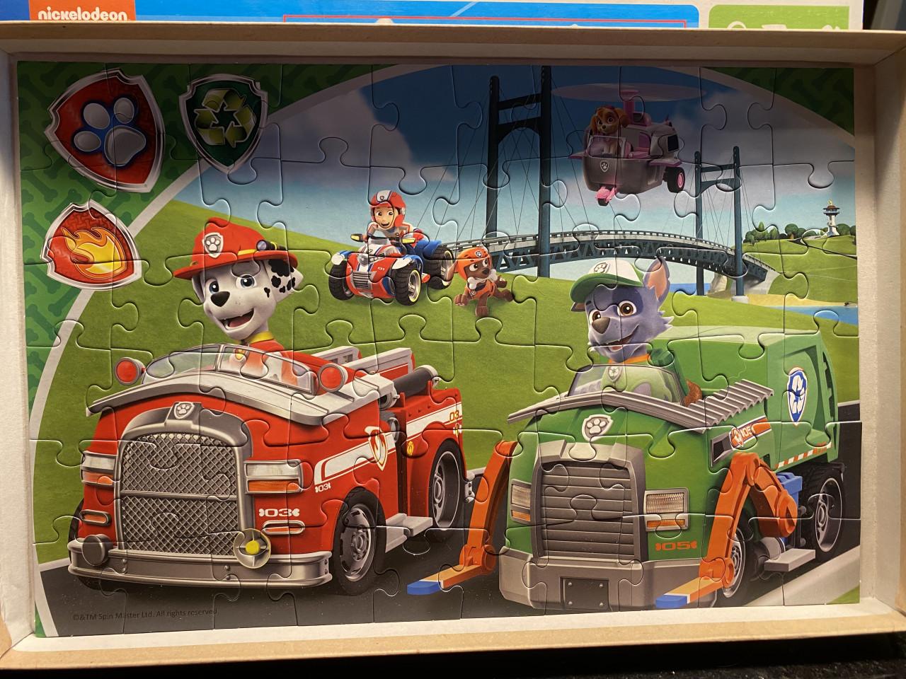 Puzzel 2 in 1 paw Patrol