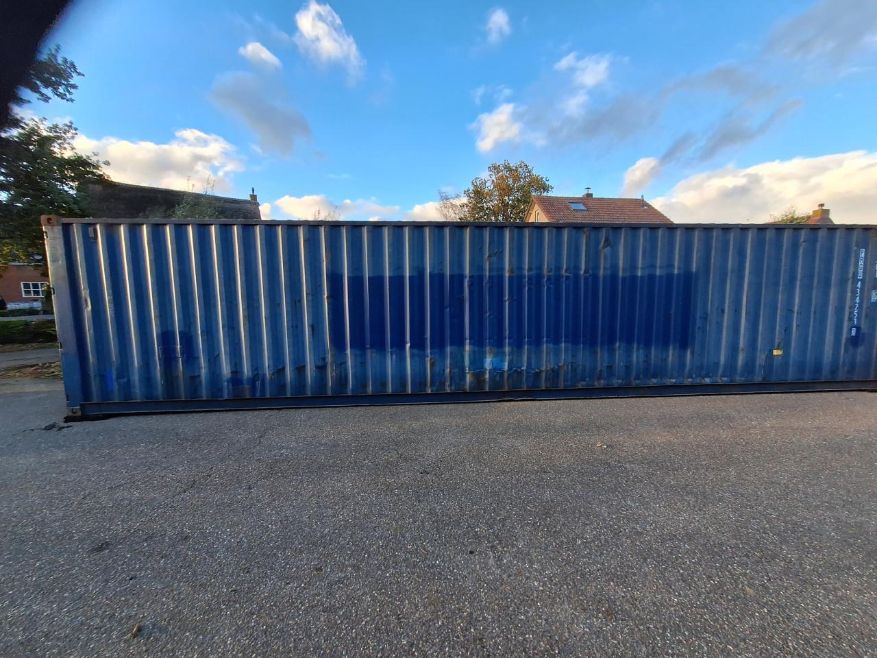 Container 40ft, zeecontainer, opslagcontainer, berging, opslagruimte