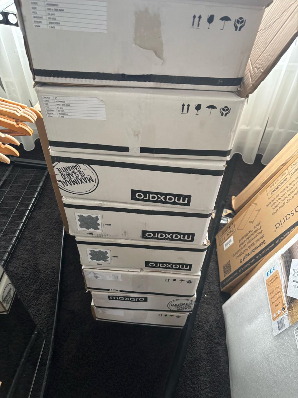 Mozaiek tegels natuursteen 6m2