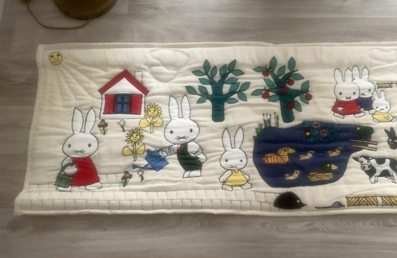 Wandkleed van Nijntje Pluis