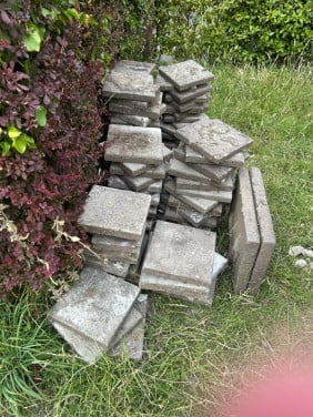 Gratis, stoeptegels!