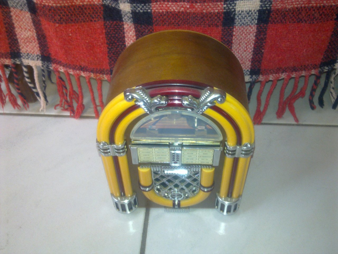 Kunstof mini jukebox