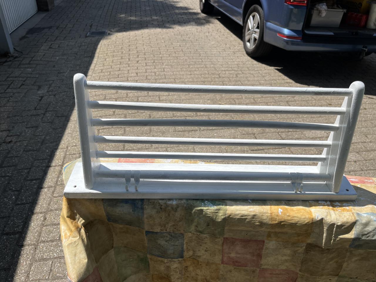 Keukenrekje van hout wit