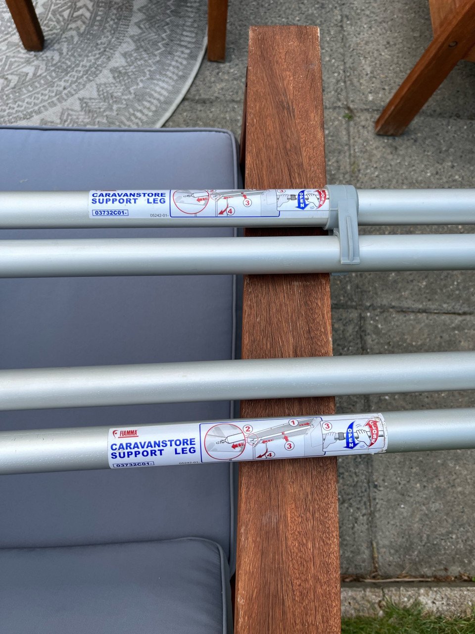 Fiamma caravanstore support leg