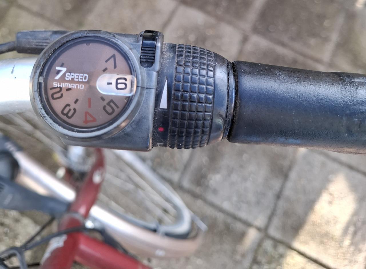 Damesfiets rood Union - Fiets