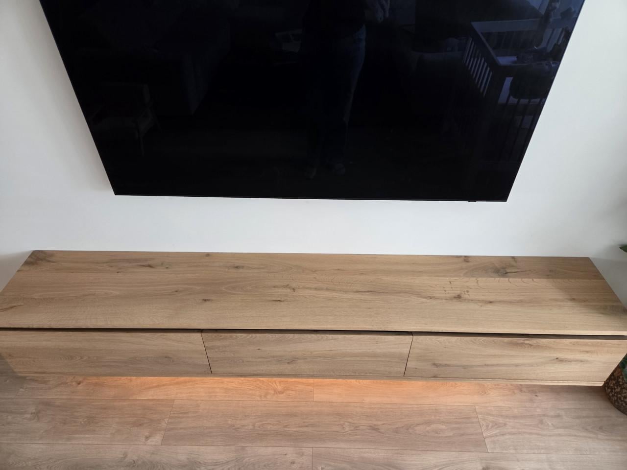 Eiken houten tv meubel