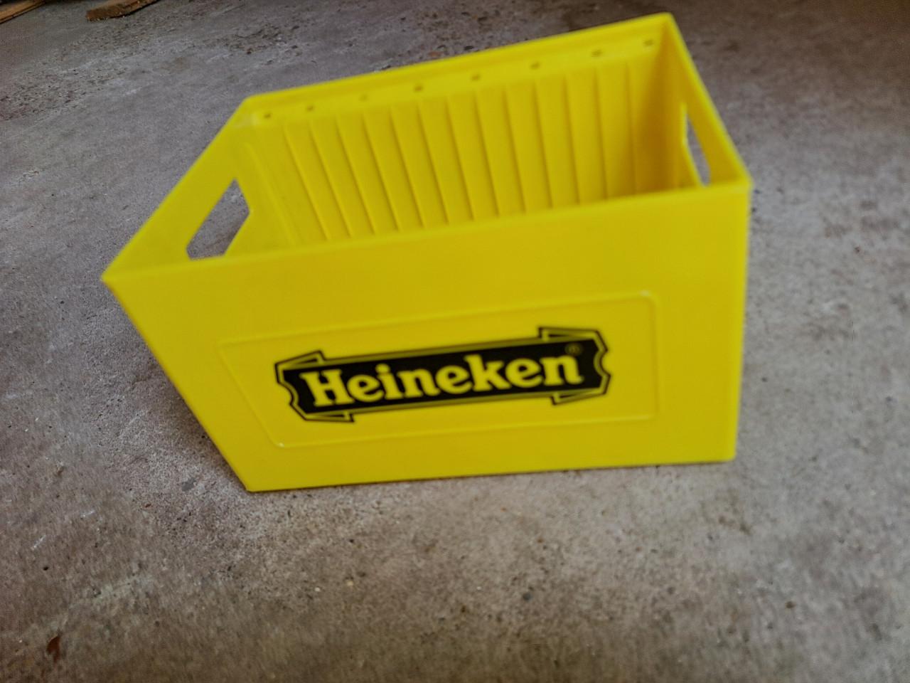 Heineken kratje geel