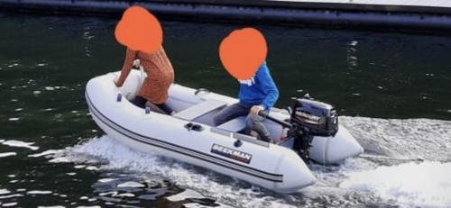 Bijboot 2.8mtr incl 4 pk motor
