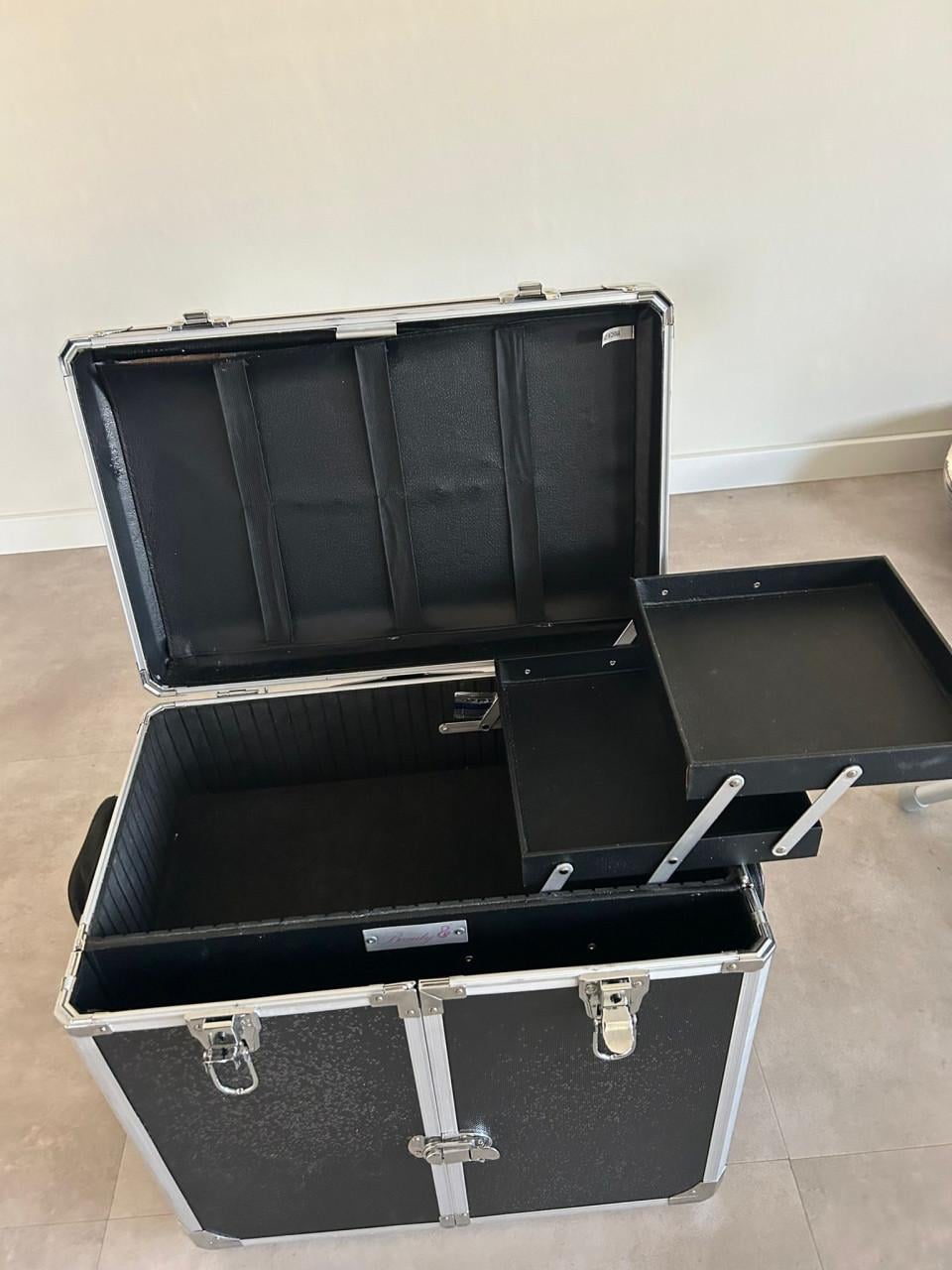 Pedicure koffer + been steun