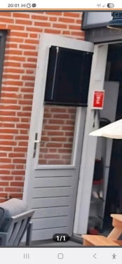 Hardhouten achterdeur