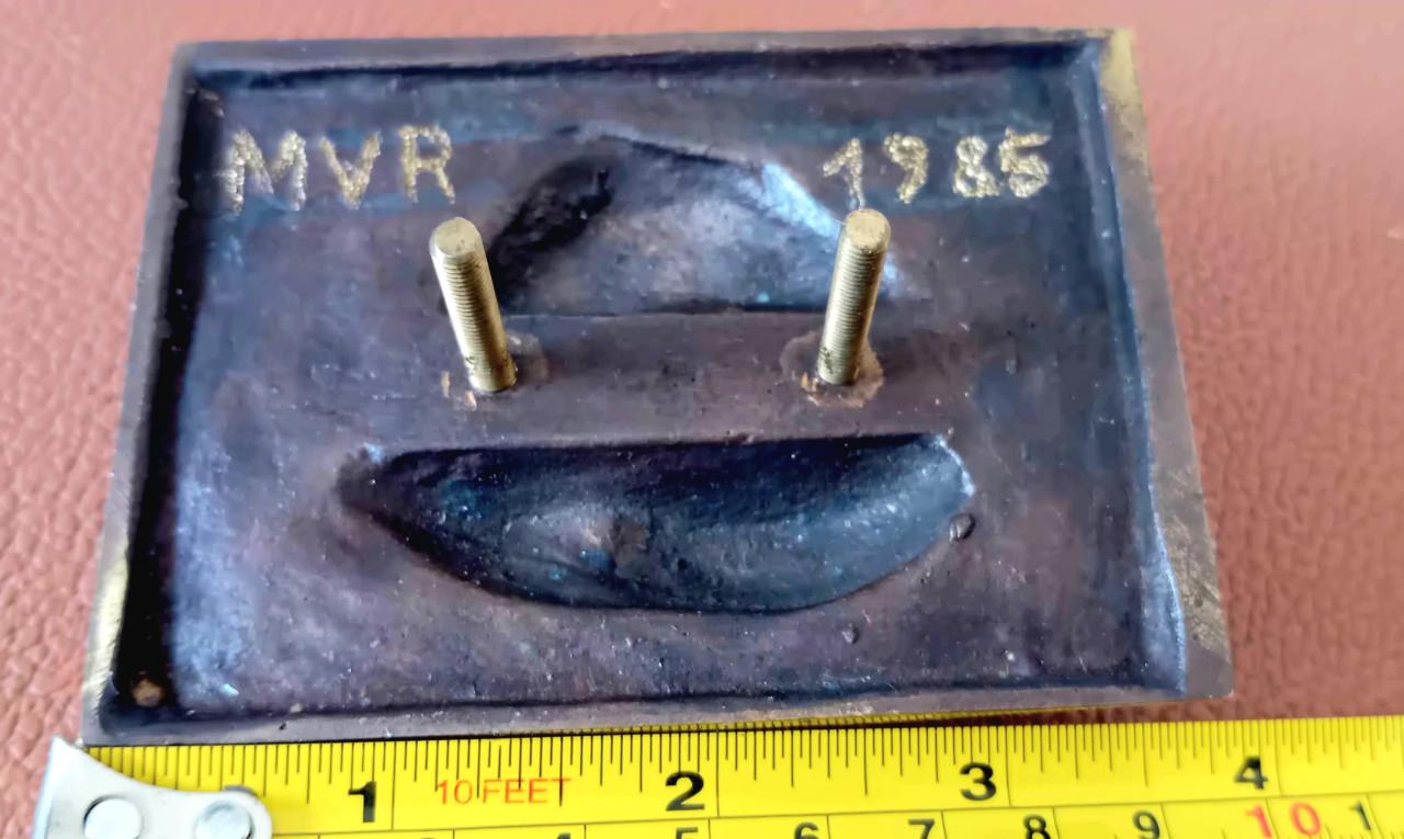 Bronzen BELGISCHE NSB/ FNC PLAQUETTE.