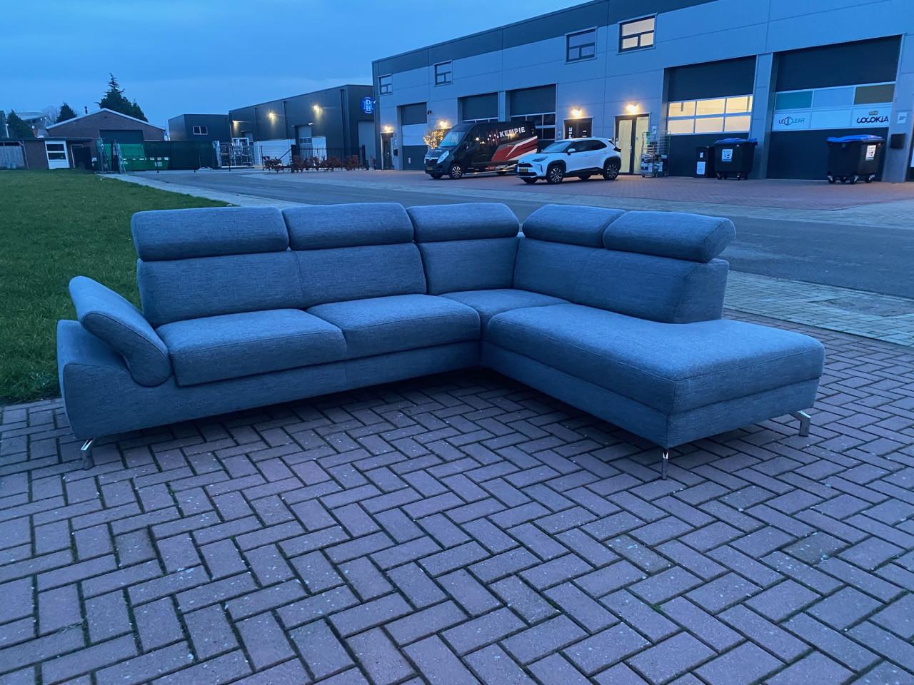 GRATIS LEVERING HEEL NL Montel Grijze Hoekbank