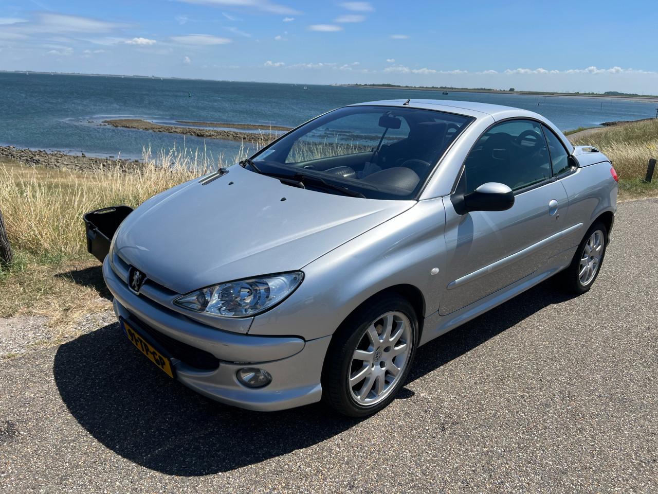 Peugeot 206CC Cabrio in metallic grijs
