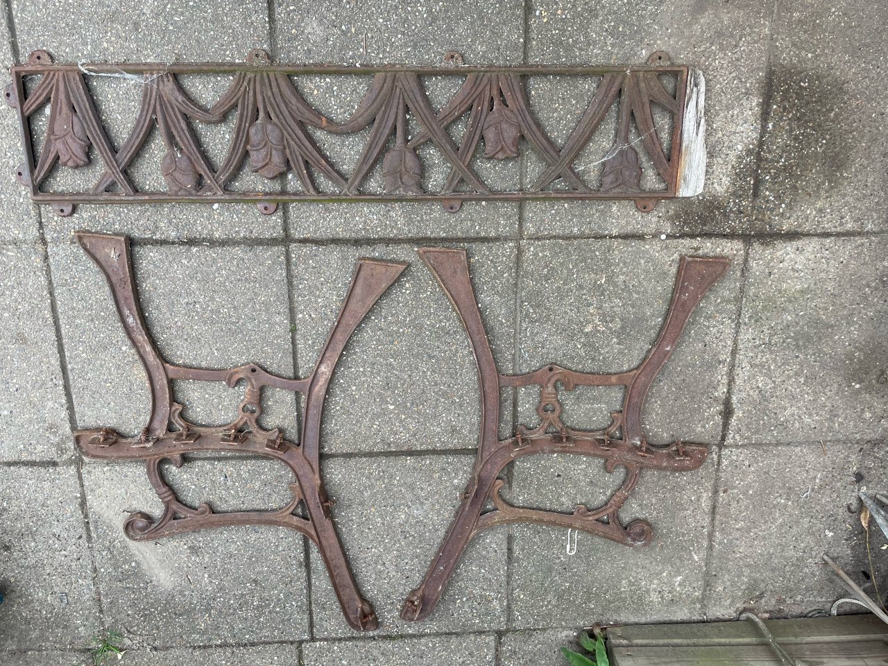 Tuinbankje frame