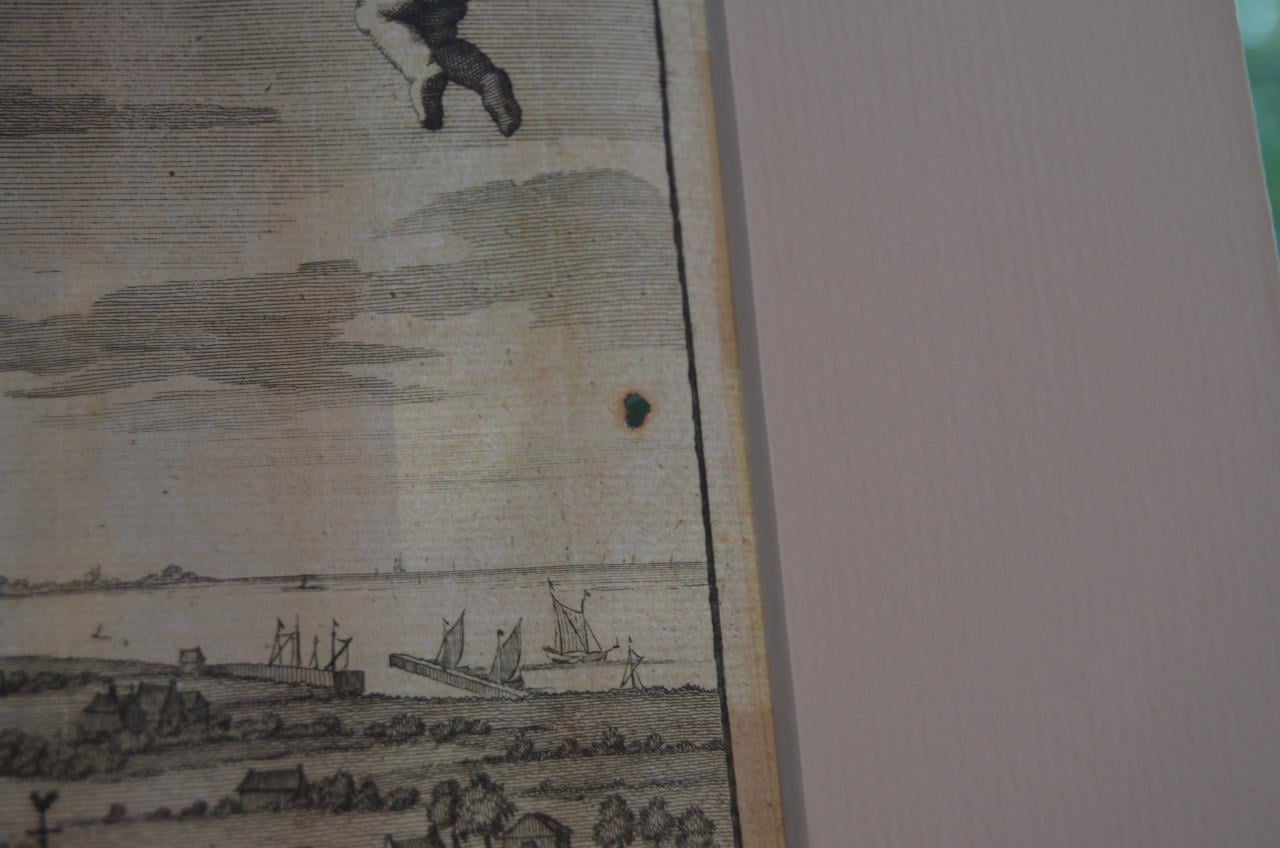 Kopergravure 'De heerlycheyt van Cruningen' Smallegange 1696