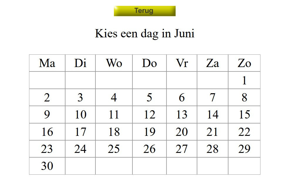 Afspraken Kalender