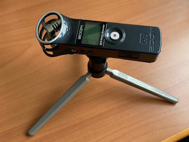 ZOOM H1 Audio recorder met tripod