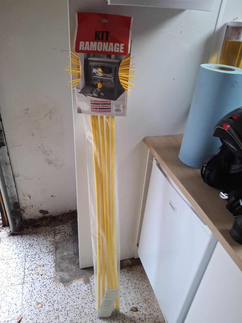 Schoorsteen veeg set