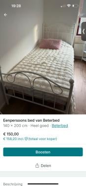 Eenpersoons bed