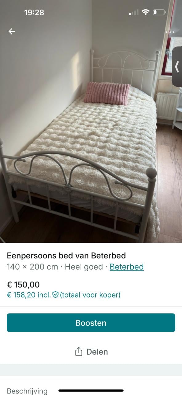Eenpersoons bed