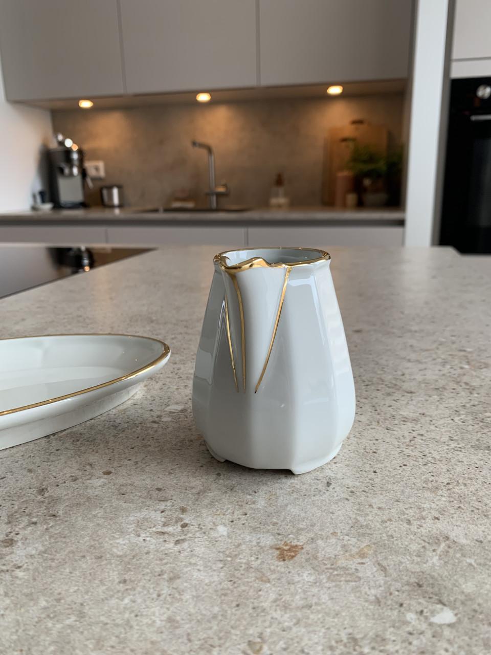 🤩Prachtig Wit Porseleinen Koffie-Serviessetje uit Frankrijk.APILCO.