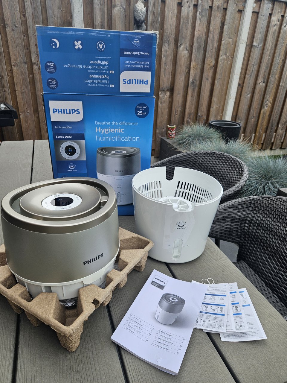 Zgan Philips HU4803/01 luchtbevochtiger met NanoCloud-technologie....