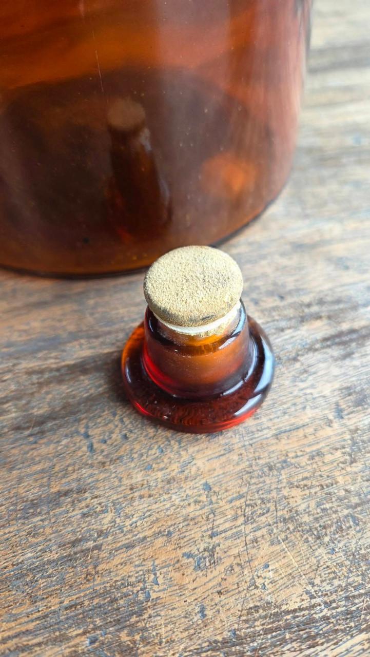 Vintage grote apothekers stopfles