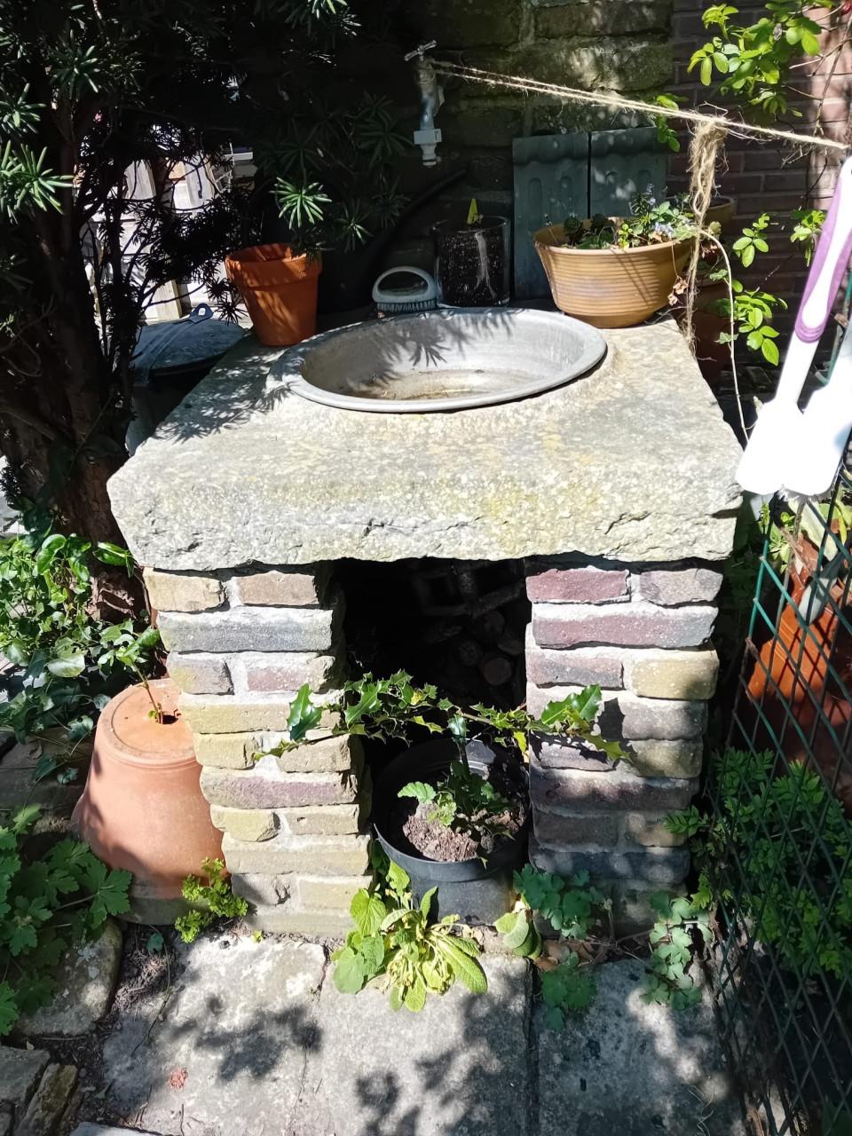 Regenput steen vierkant