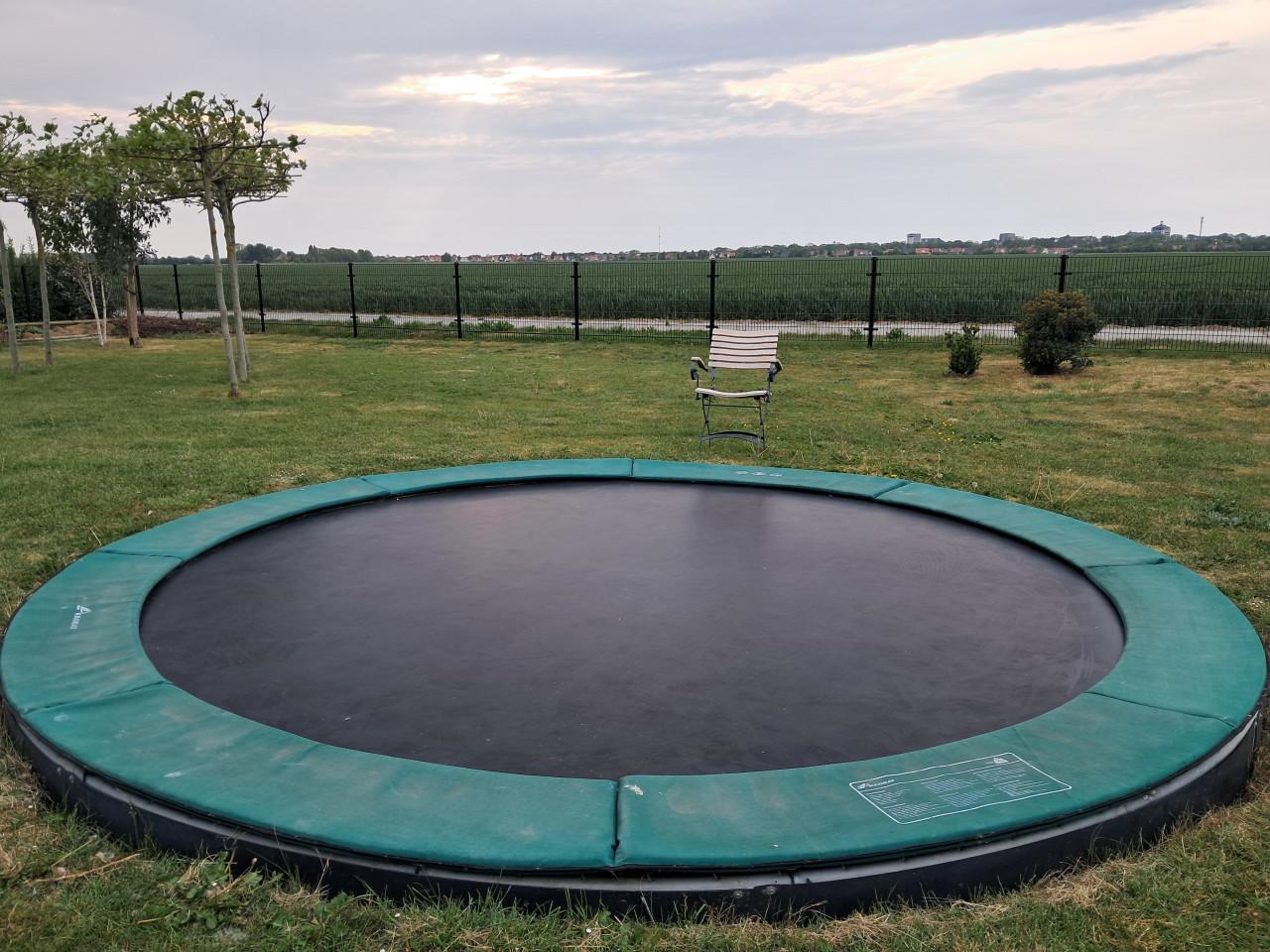 Akrobat Trampoline Orbit Inground 430 cm Groen