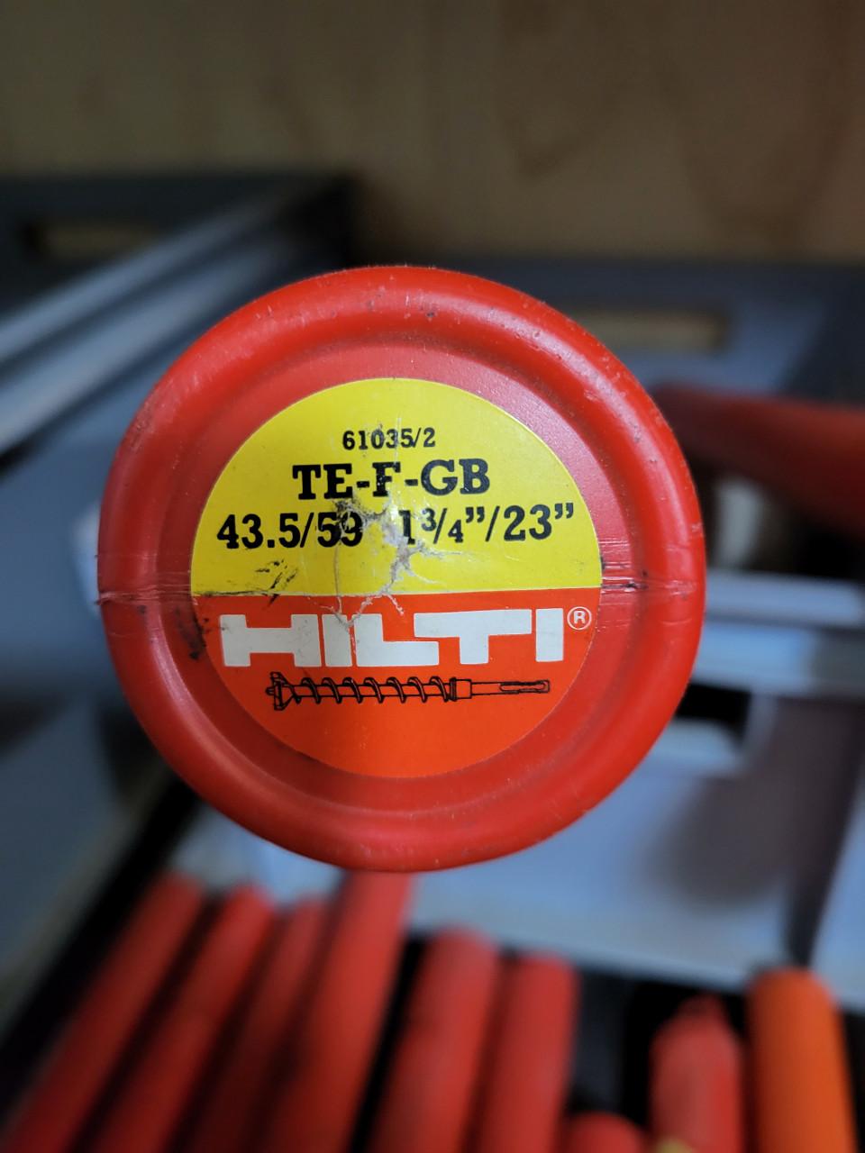 Diverse hiltiboren(nieuw)