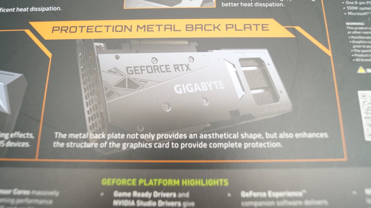 Videokaart Gigabyte/Nvidia RTX3060 12Gb gaming