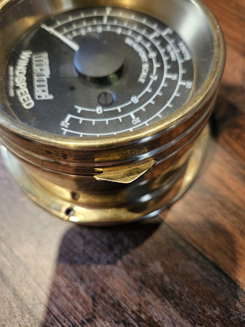 Vetus Scheeps Windsnelheidsmeter - Made in Holland