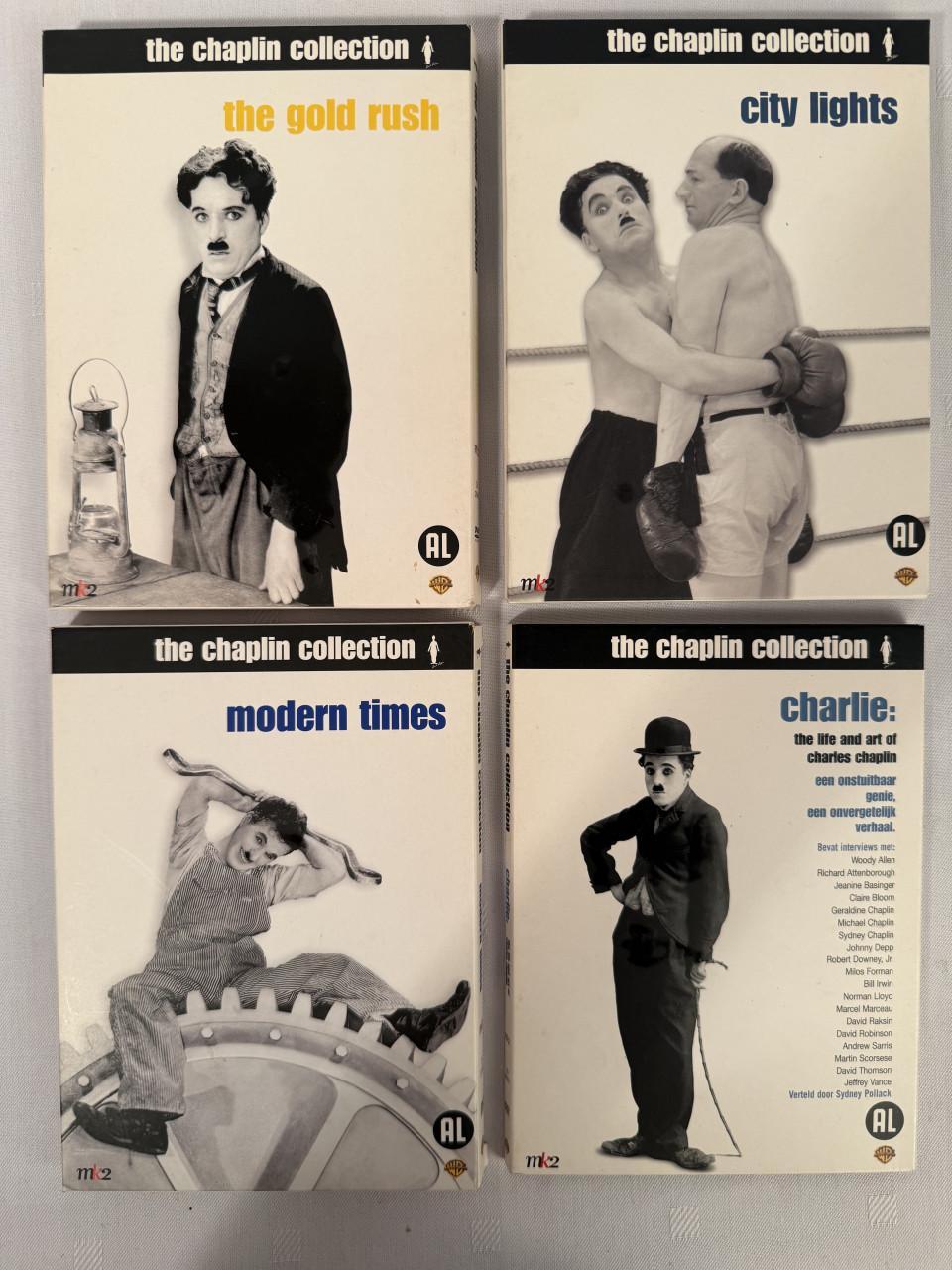 Charlie Chaplin – The Chaplin Collection – 4 DVD-uitgaven