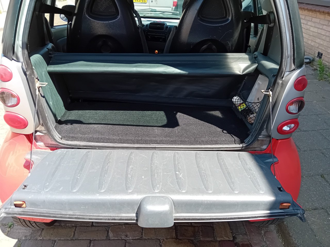 Smart 0.7 City Coupe 2003 rood met panorama dak
