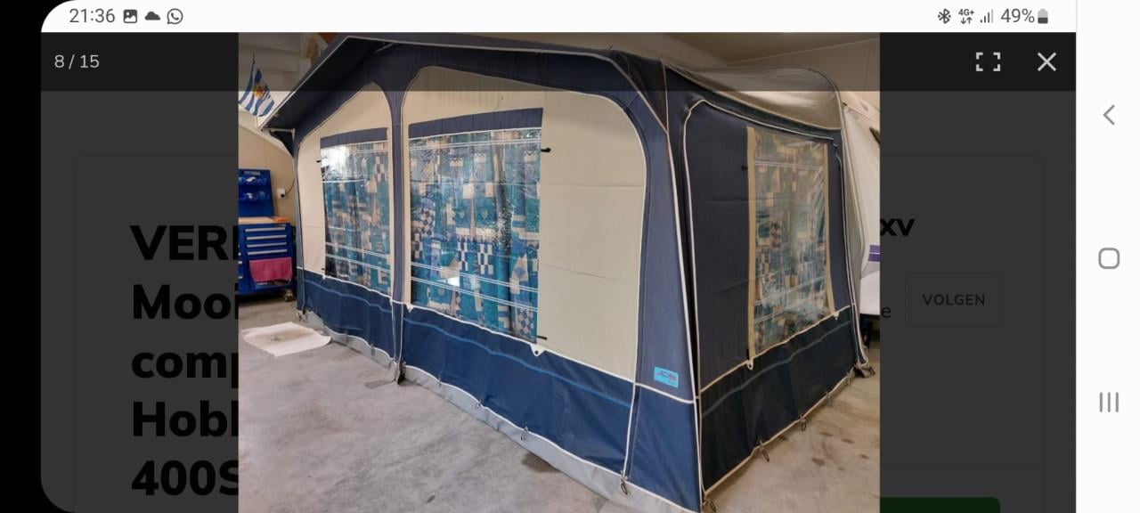 Prachtige caravan: Hobby 400SF de luxe