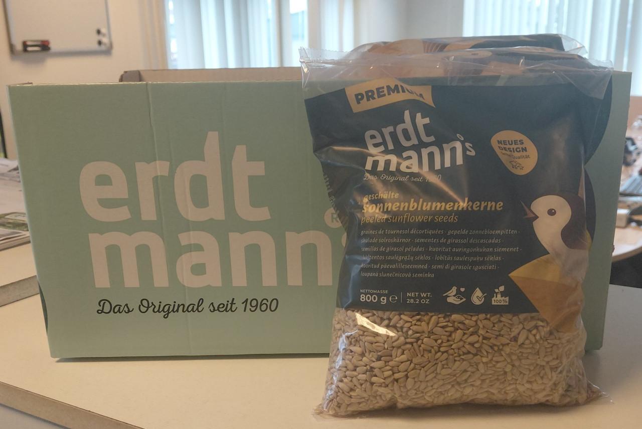 Vogelvoer gepelde zonnebloempitten