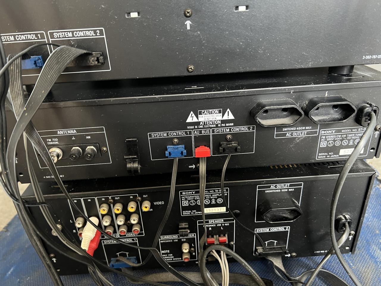 Sony LBT-D505 hifi stereosysteem met boxen afstandbedining