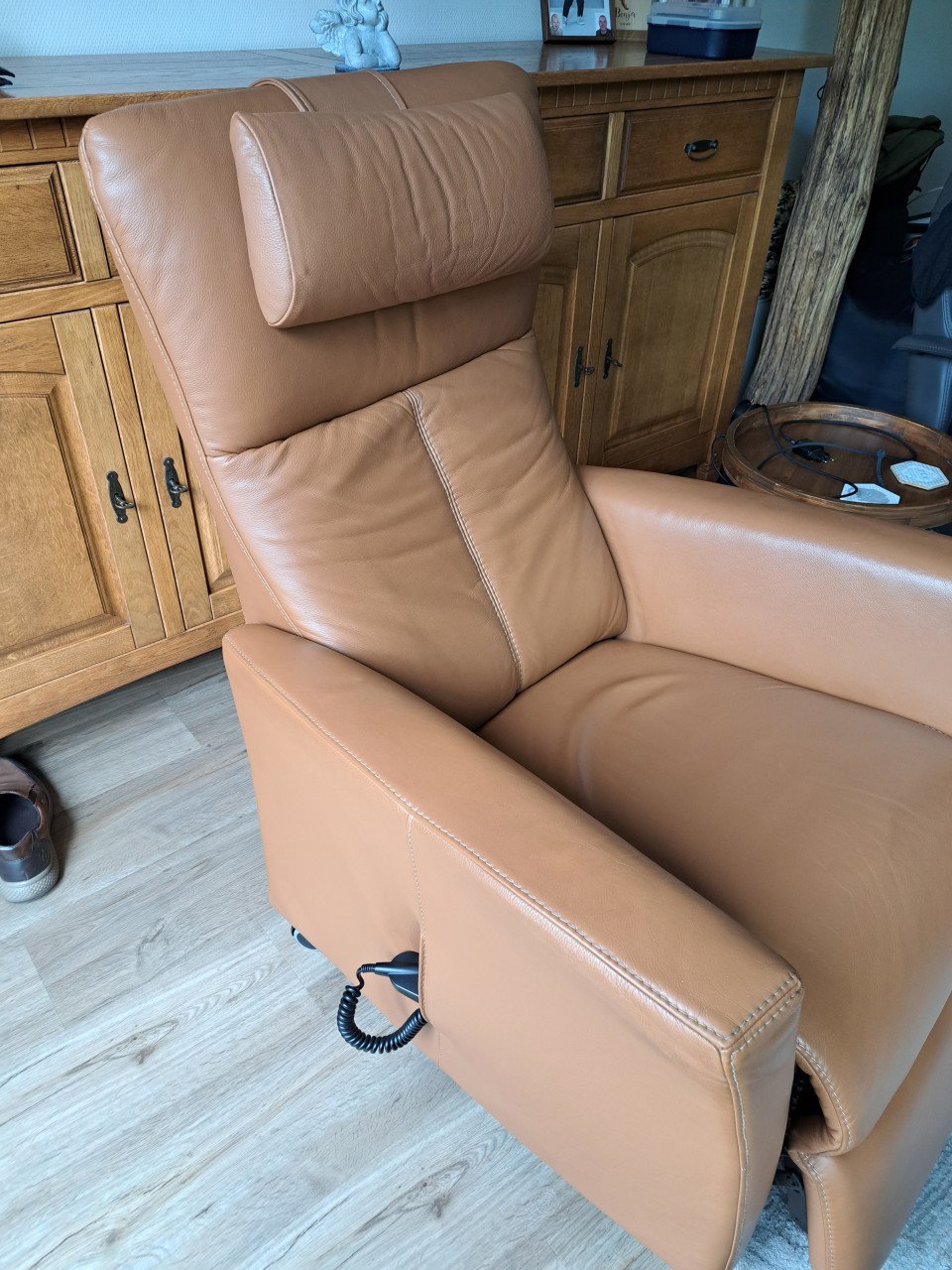 Relaxstoel met sta- op functie