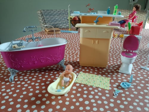 Badkamer Barbie